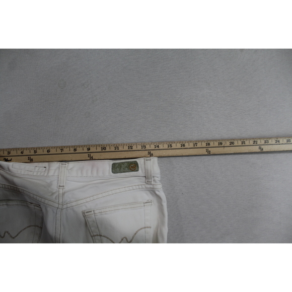 Adriano Goldschmied Women White Jeans Denim BootCut Size 27 - Picture 10 of 11